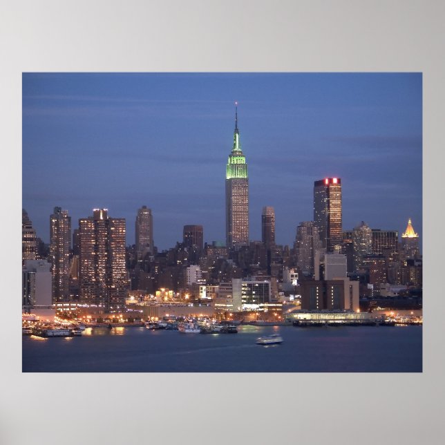 Manhattan Skyline Poster (Front)