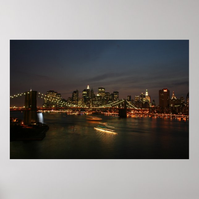 Manhattan Skyline Poster (Front)