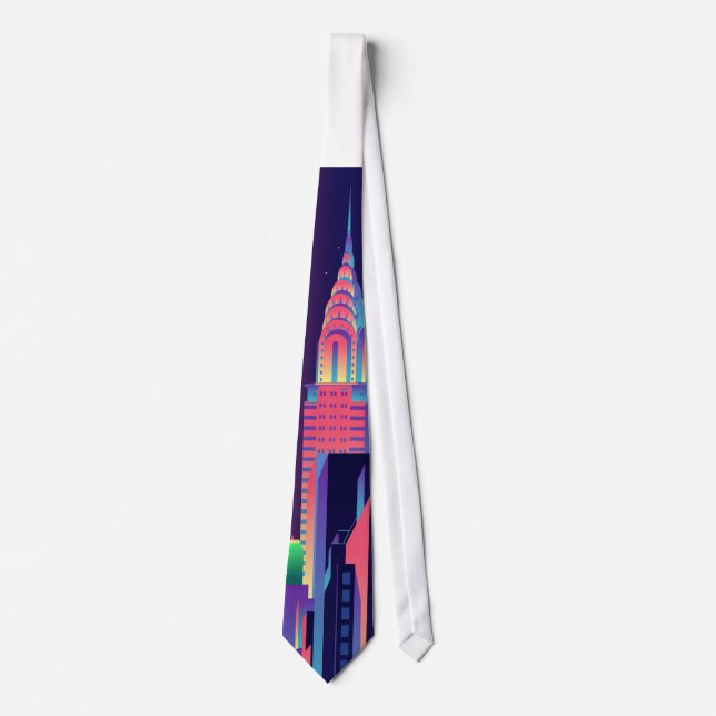 Manhattan skyline tie (Front)