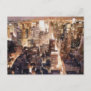 "Manhattan Tapestry" New York Art Postcard