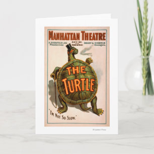 Manhattan Theatre New York Broadway The Turtle Card