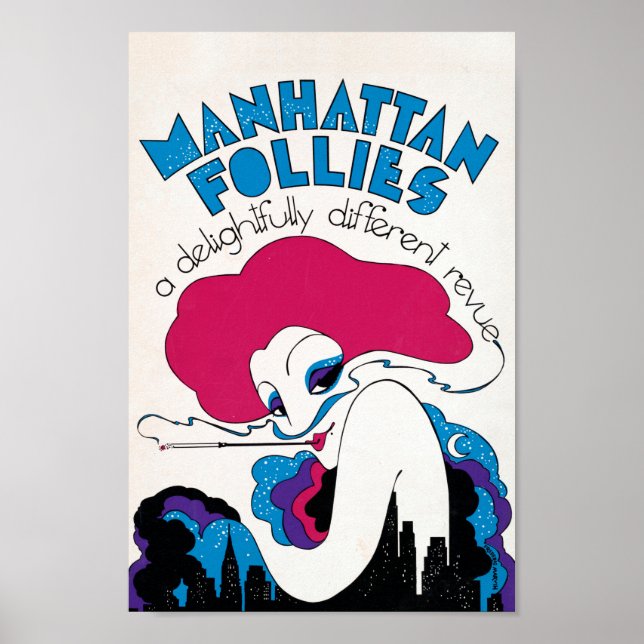 Manhattan Unedited Vintage Photos Old Aesthetic Poster (Front)