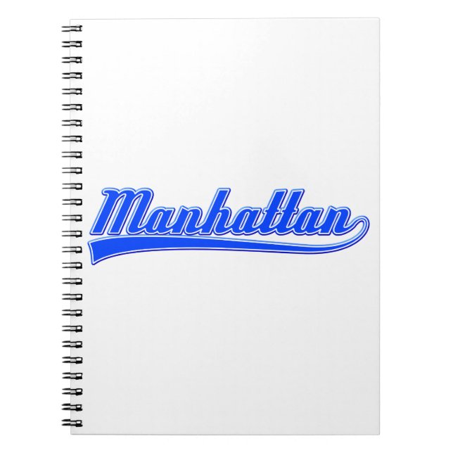 Manhattan With Swash Spiral Notebook (Front)