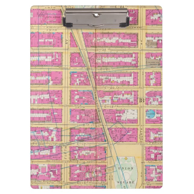 Manhatten, New York 12 Clipboard (Front)