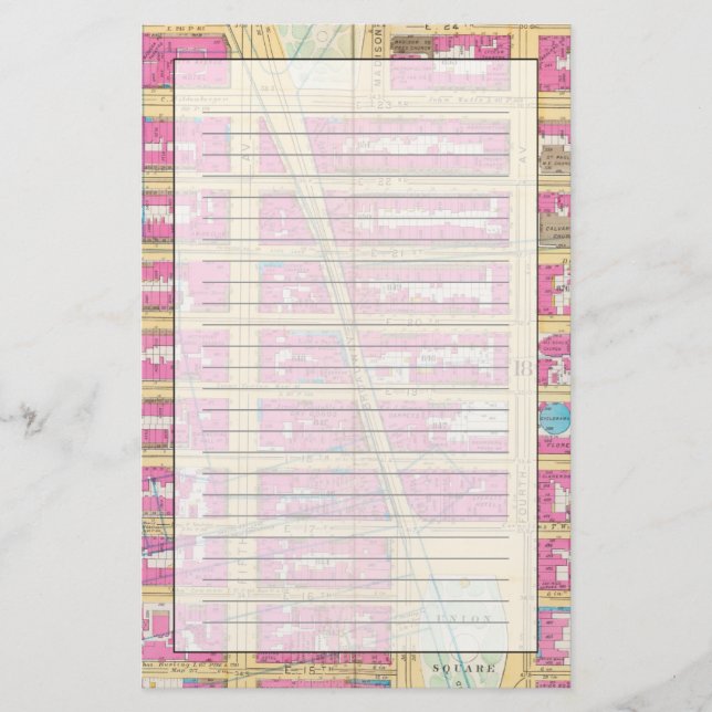 Manhatten, New York 12 Stationery (Front)