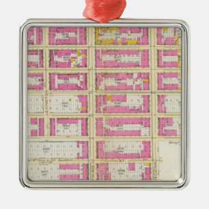 Manhatten, New York 16 Metal Tree Decoration