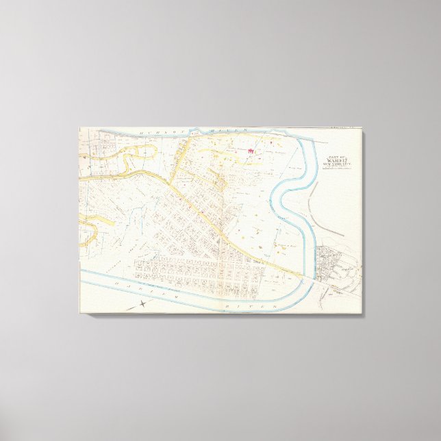 Manhatten, New York 25 Canvas Print (Front)