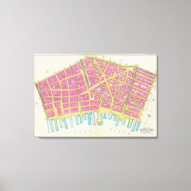 Manhatten, New York 3 Canvas Print (Front)