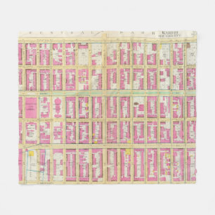Manhatten, New York 3 Fleece Blanket