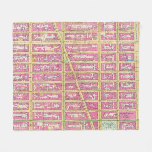 Manhatten, New York 7 Fleece Blanket