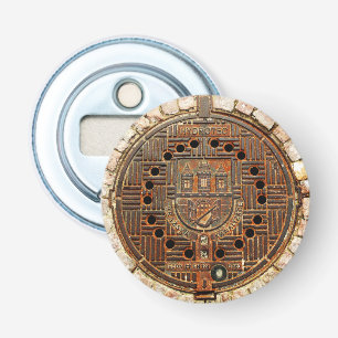 Manhole Cover 4 (Prague) Bottle Opener