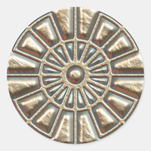 Manhole Cover Classic Round Sticker