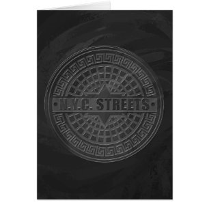 Manhole Covers Black Marble