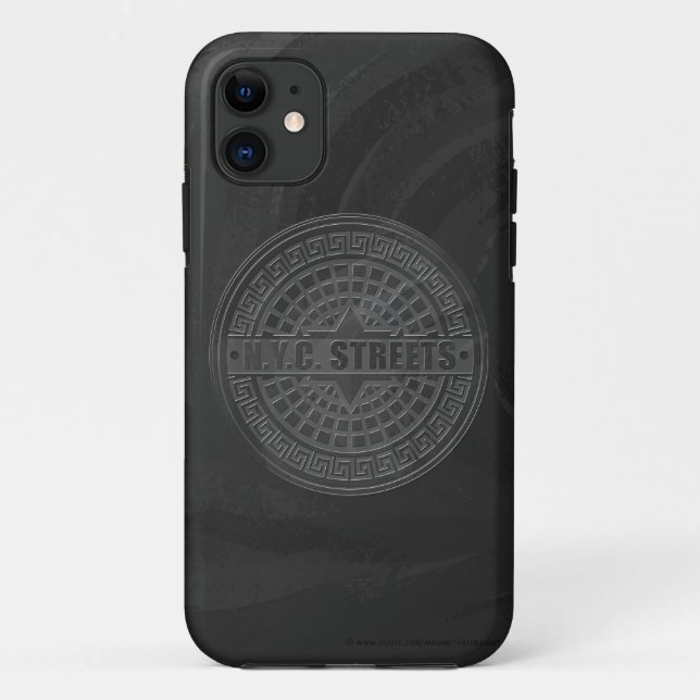 Manhole Covers Black Marble (Back)