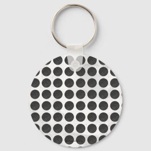 Manhole Covers Black Marble Key Ring