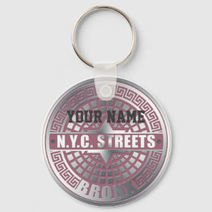 Manhole Covers Bronx Key Ring