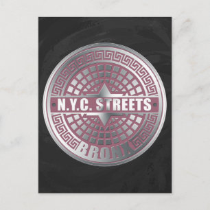 Manhole Covers Bronx Postcard