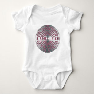Manhole Covers Brooklyn Baby Bodysuit