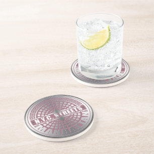 Manhole Covers Manhattan Coaster