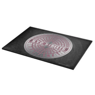 Manhole Covers Manhattan Cutting Board