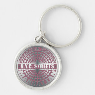 Manhole Covers Manhattan Key Ring