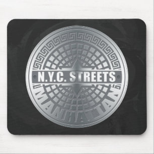 Manhole Covers Manhattan Mouse Pad