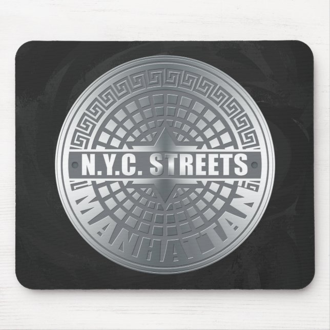 Manhole Covers Manhattan Mouse Pad (Front)