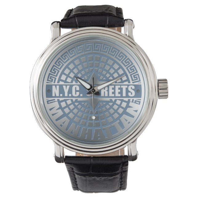 Manhole Covers Manhattan Watch (Front)