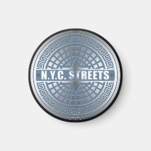 Manhole Covers NYC Magnet