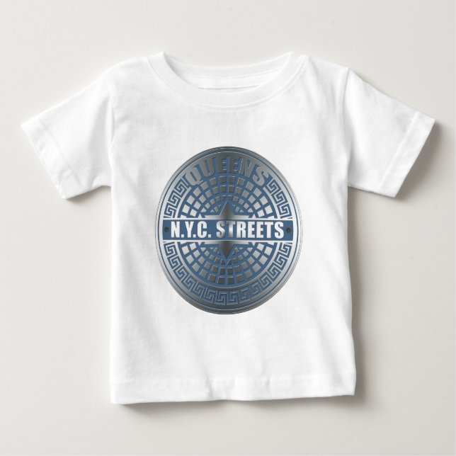 Manhole Covers Queens Baby T-Shirt (Front)