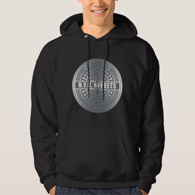 Manhole Covers Queens Hoodie (Front)