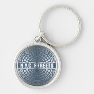 Manhole Covers Queens Key Ring