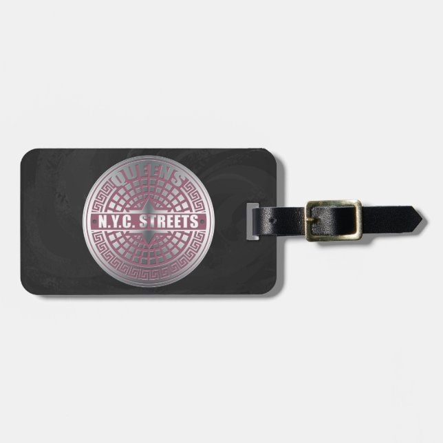 Manhole Covers Queens Luggage Tag (Front Horizontal)