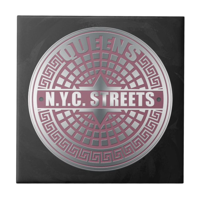 Manhole Covers Queens Tile (Front)