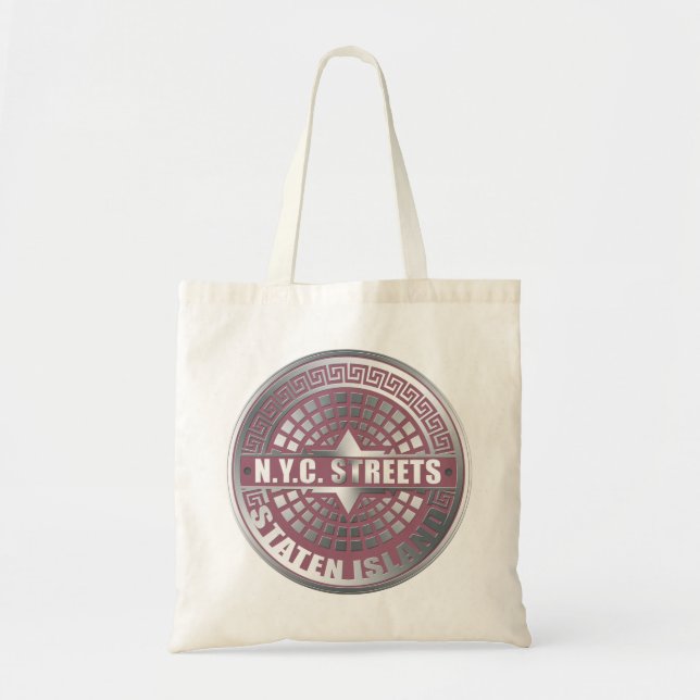 Manhole Covers Staten Island Tote Bag (Front)
