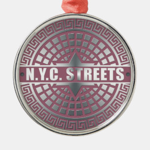 Manhole CoversNYC Metal Tree Decoration