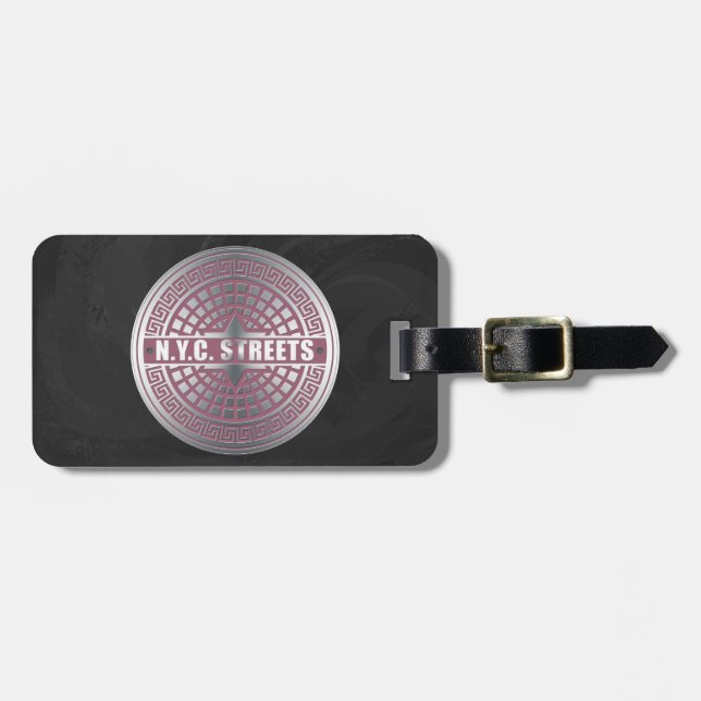 Manhole Luggage Tag (Front Horizontal)