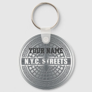 Manhole NYC Key Ring