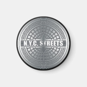 Manhole NYC Magnet