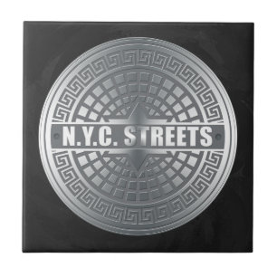Manhole NYC Tile