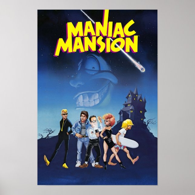 Maniac Mansion Poster (Front)