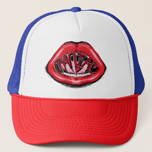 MANIAC  TRUCKER HAT (Front)