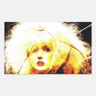 Manic Kin 4 Rectangular Sticker