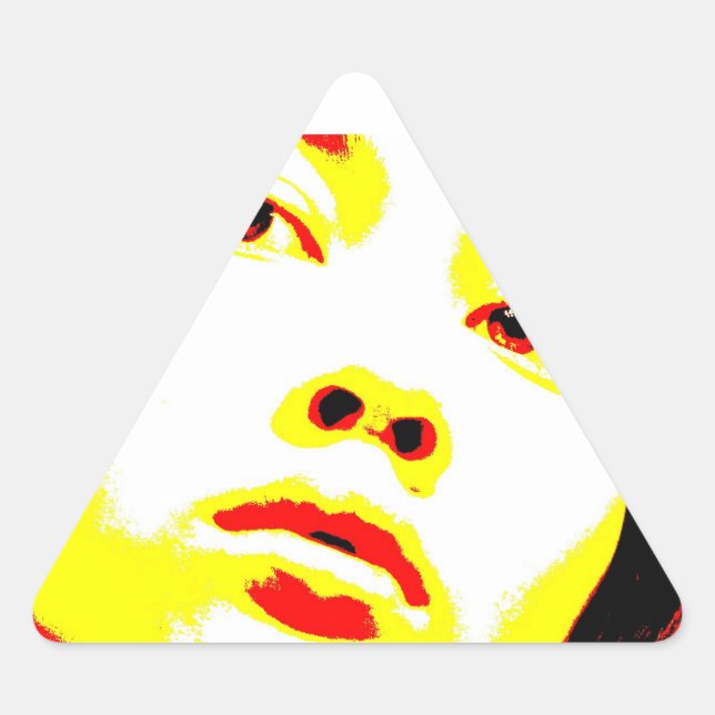 Manic Kin 6 Triangle Sticker (Front)