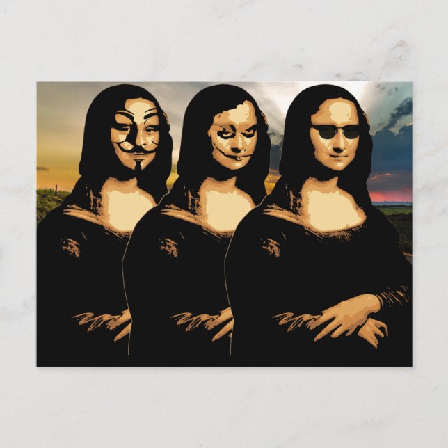 Manic Realities Road Trip Canvas Print Postcard (Front)