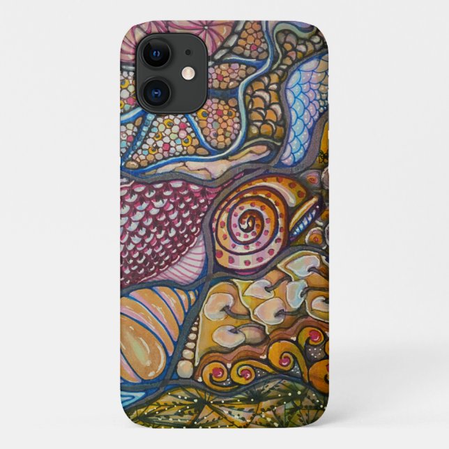 Manic Stained Glass Case-Mate iPhone Case (Back)