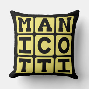 Manicotti, Cheesy Pasta Dish Cushion