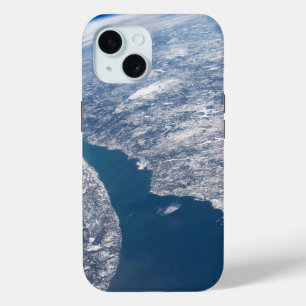 Manicouagan Crater And The St. Lawrence River iPhone 15 Case