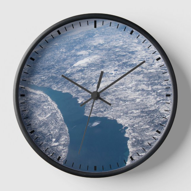 Manicouagan Crater And The St. Lawrence River Clock (Front)