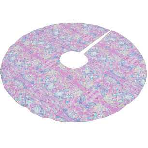 Manicure 17 brushed polyester tree skirt